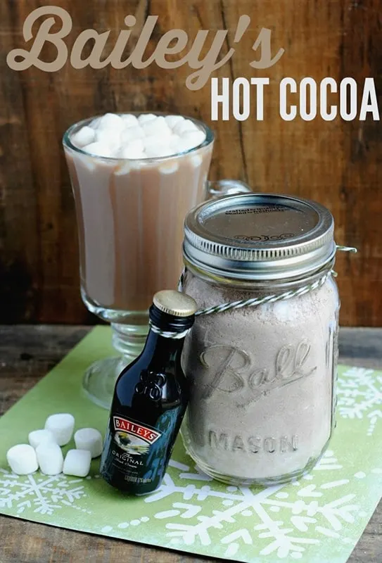 Baileys & Hot Cocoa Mason Jar Cocktail Gift