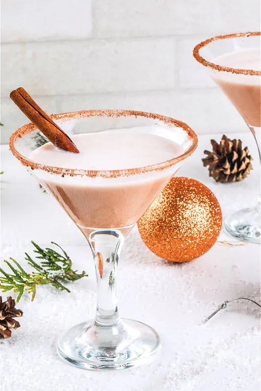 Christmas Eggnog Martini