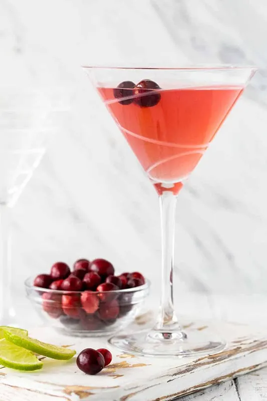 Cranberry Martini with Flavored Vodka