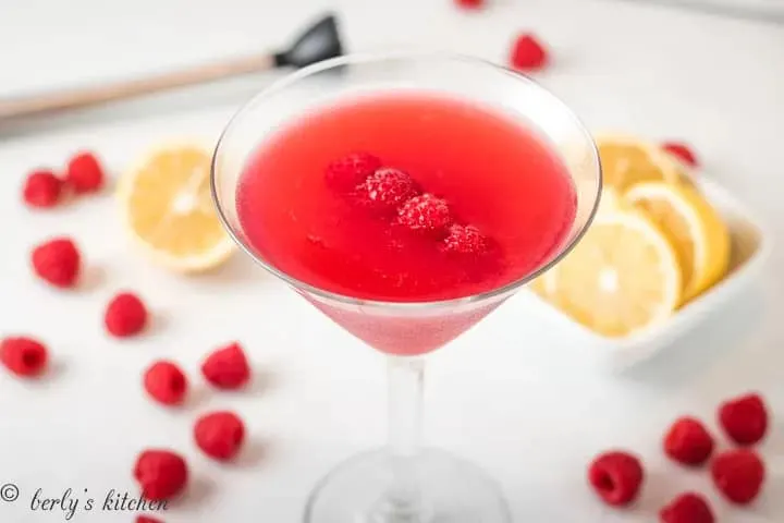 Easy Raspberry Martini by Berly’s Kitchen