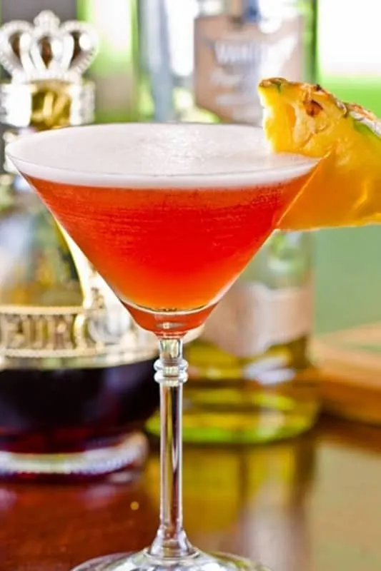 French Martini with Vanilla Vodka