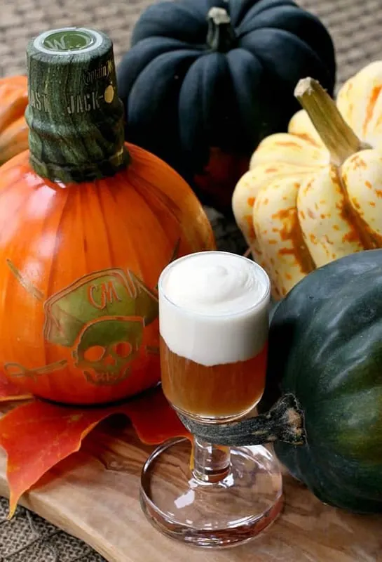 Jack O’Blast Pumpkin Rum Shooters