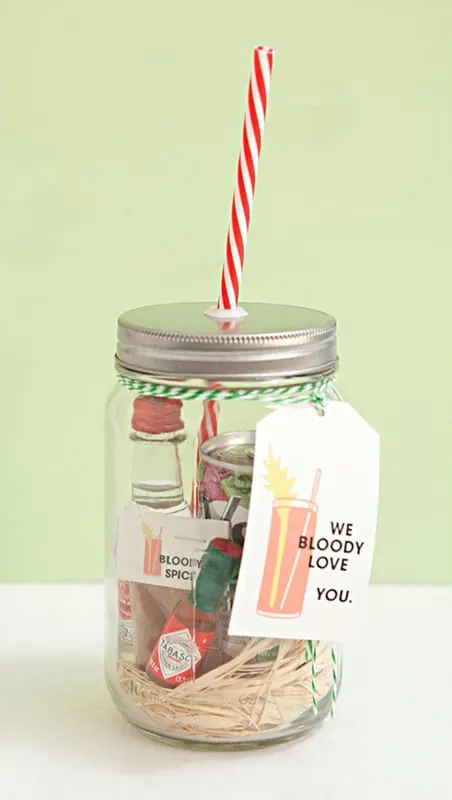 Mason Jar Bloody Marys
