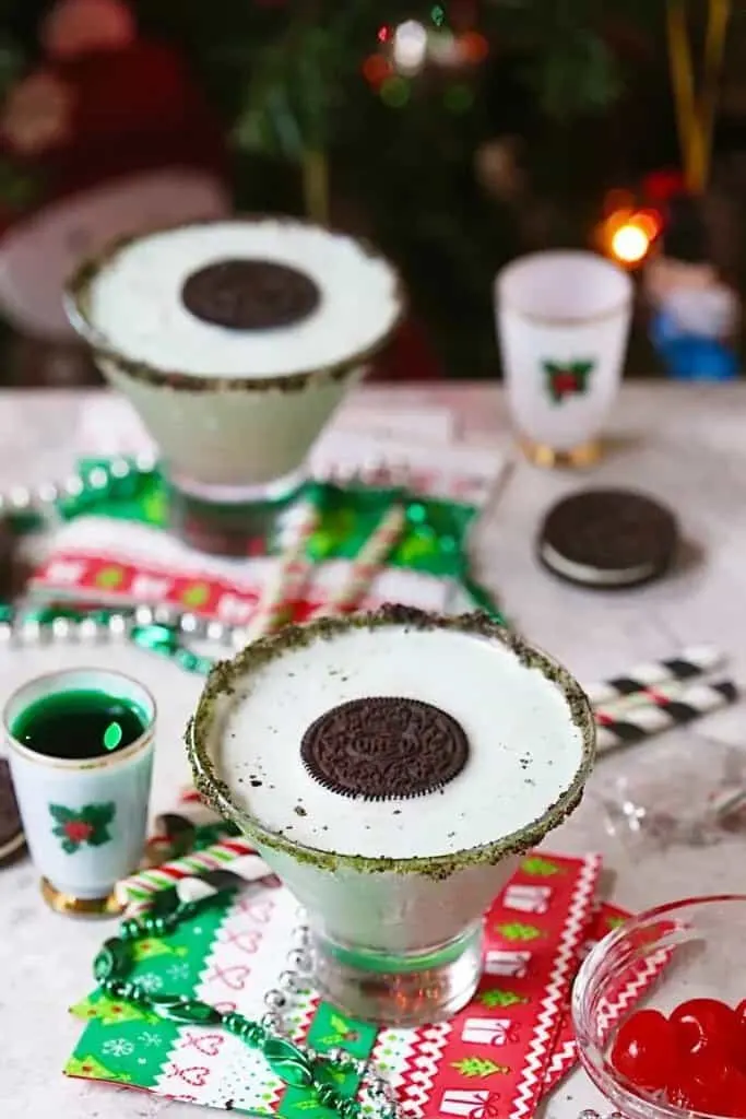 Mint Oreo Martinis