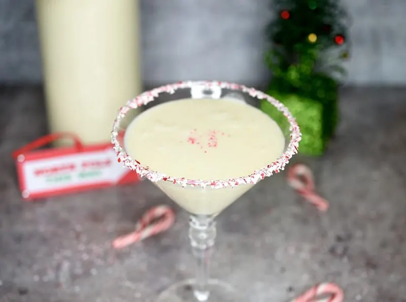 Peppermint White Chocolate Martini