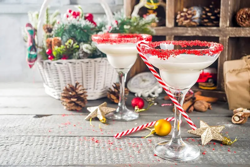Peppermint White Christmas Martini