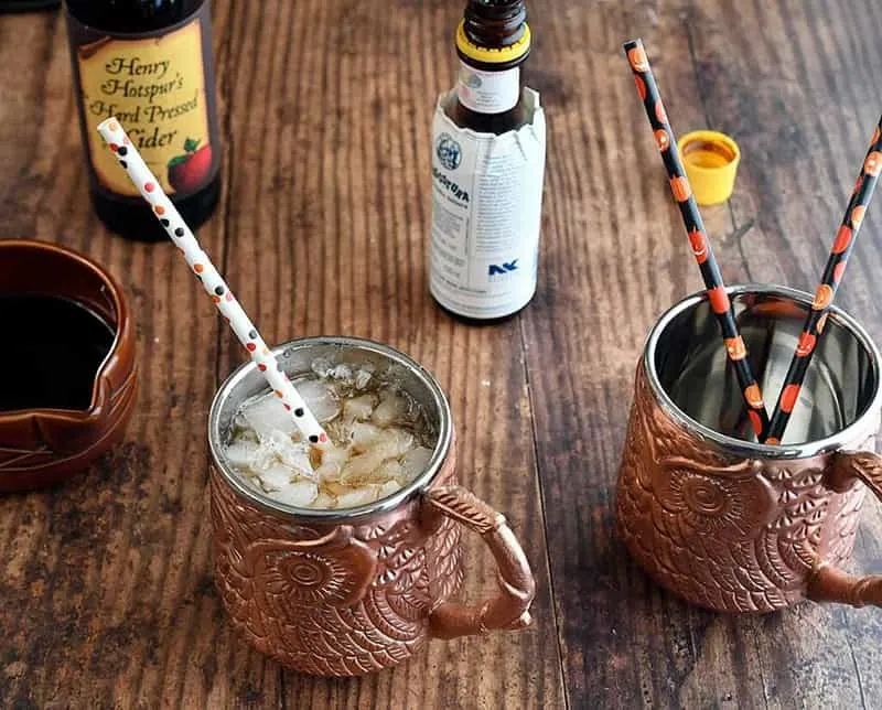 Pumpkin Spice Cocktail with Rum and Hard Cider