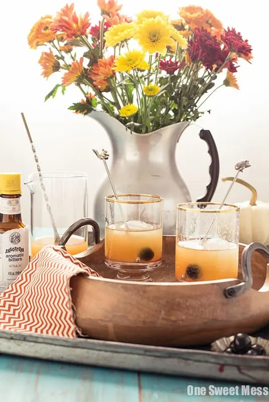 Pumpkin Spice Rum Old Fashioned
