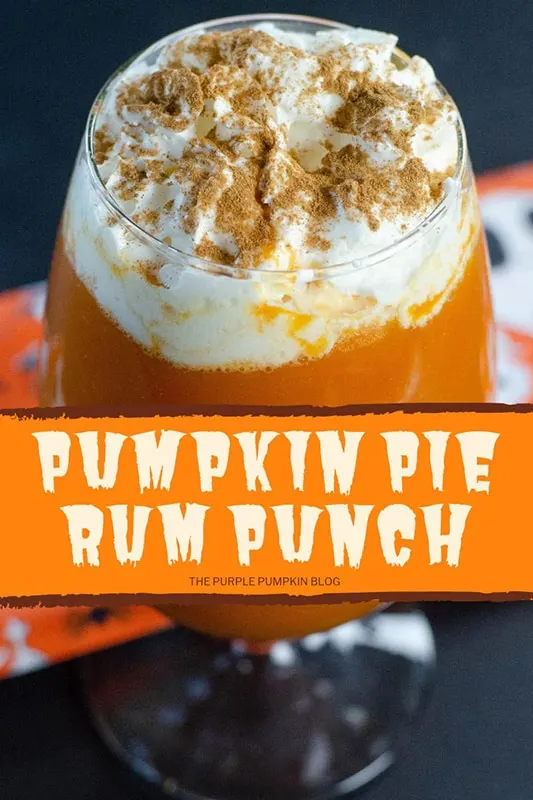 Rum Spiked Pumpkin Pie Punch