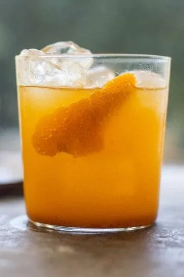 Spiced Pumpkin Butter Dark & Stormy Cocktail
