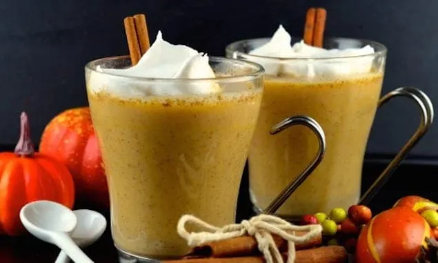 Warm Pumpkin Spice Cocktail