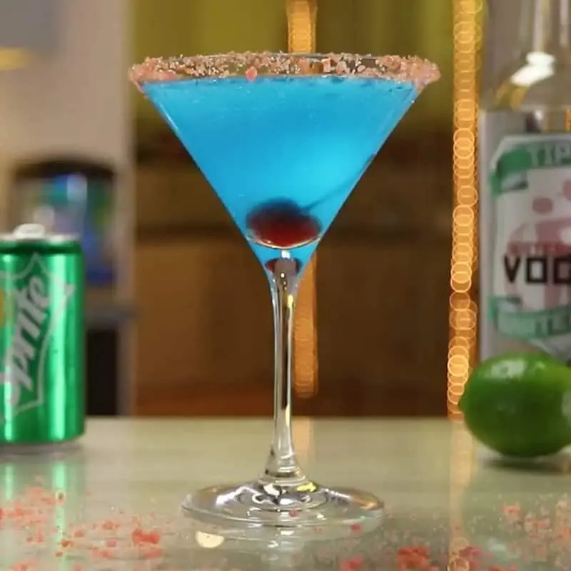 4th of July Pop Rocks Martini