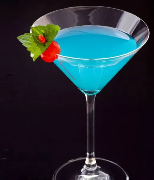 Blue Lagoon Martini