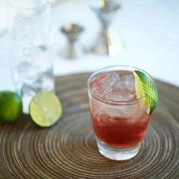 Captain Morgan Original Rum and Cranberry Juice by The Bar