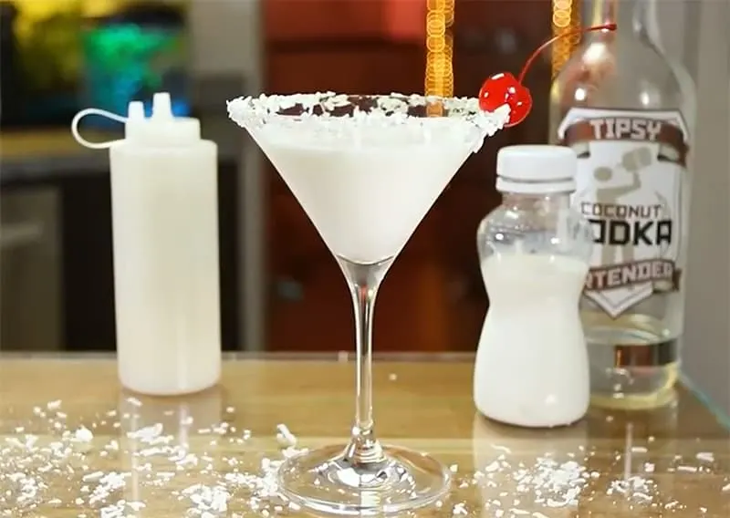 Coconut Cream Martini by Tipsy Bartender