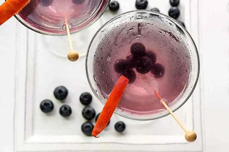 Ginger Blueberry Martini