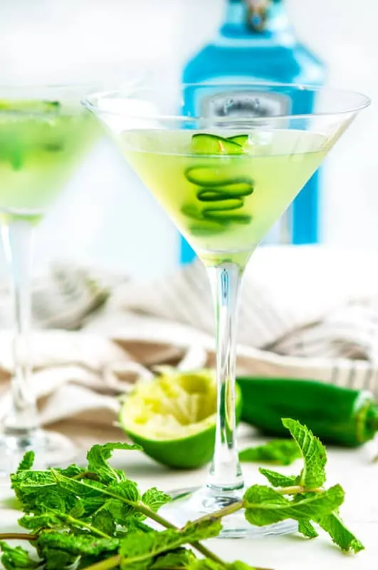 Jalapeno Cucumber Martini