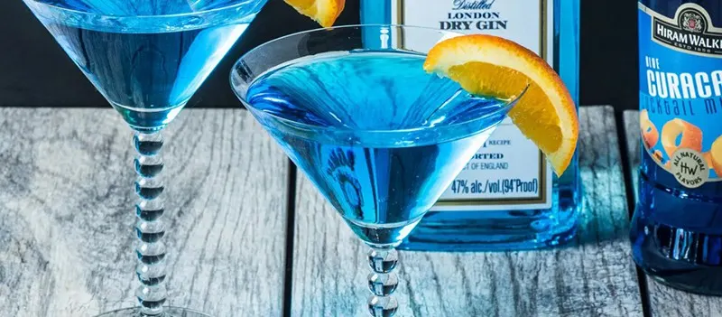 Low Carb Blue Martini