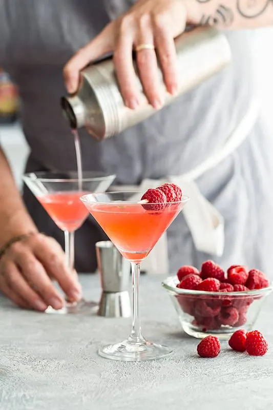 Raspberry Martini