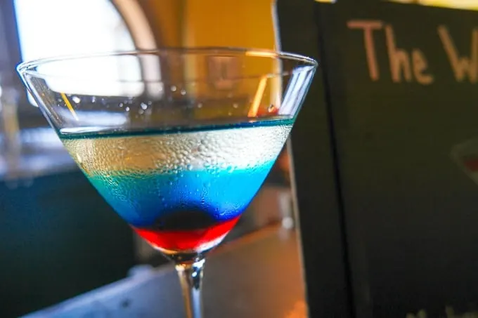 Red, White, and Blue Martini