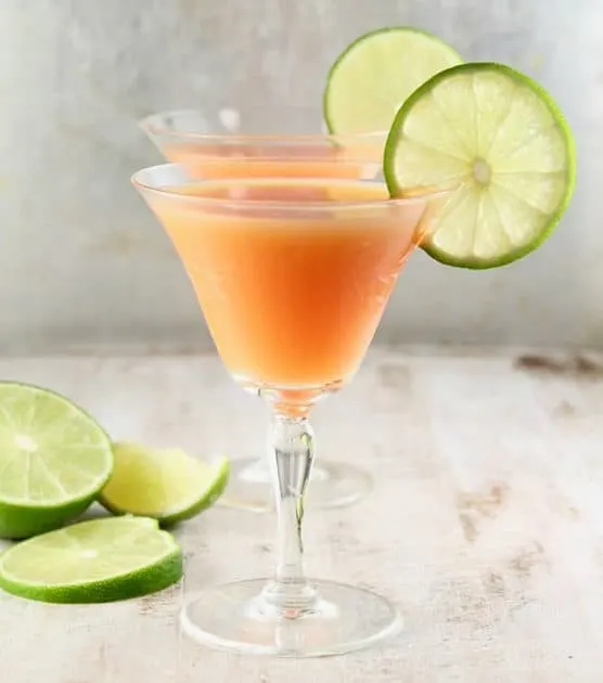 Rum Sunset Cocktail