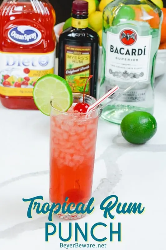 Tropical Rum Punch by Farmwife Drinks