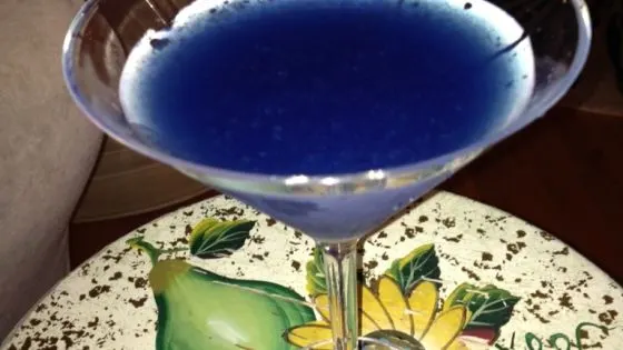 Very Blue Blueberry Martini