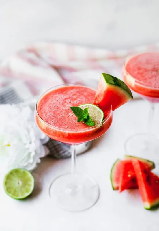 Watermelon Rose Vodka Martini