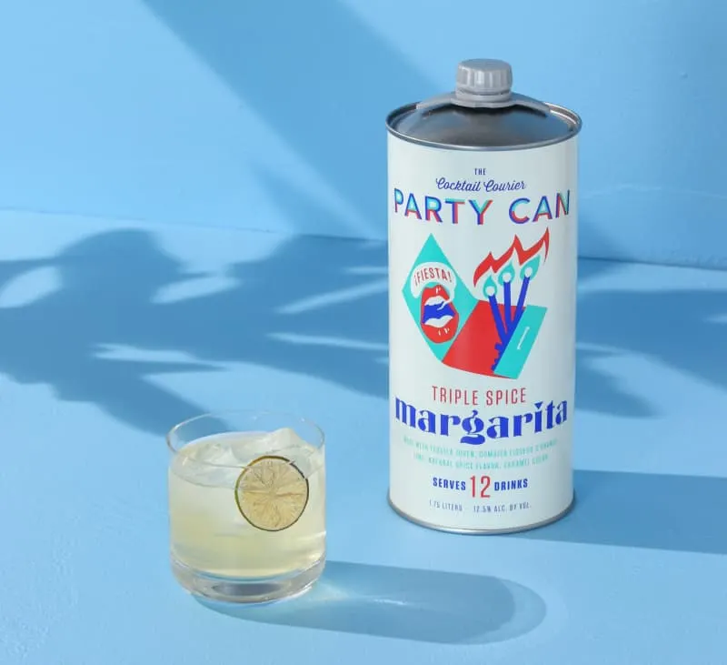 Cocktail Courier Triple Spice Margarita Party Can