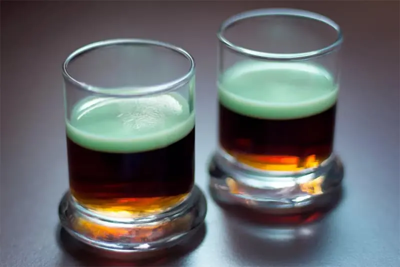 Guinness and Green Jelly Shot for St. Patrick’s Day by The Spruce Eats