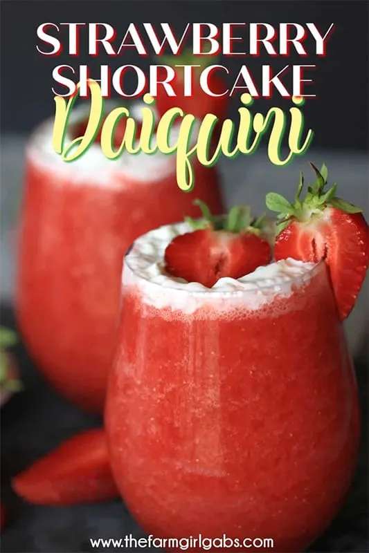 Strawberry Shortcake Daiquiri by The Farm Girl Gabs