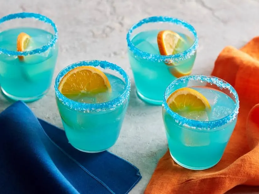 Blue Gatorade Shot
