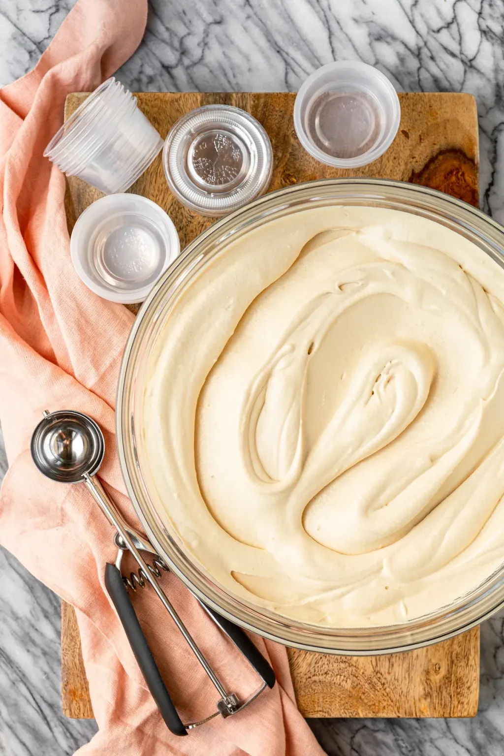 Creamy Frozen White Russian Pudding Shots
