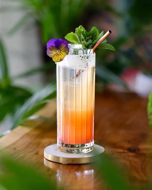 Gin Pineapple Grenadine Cocktail