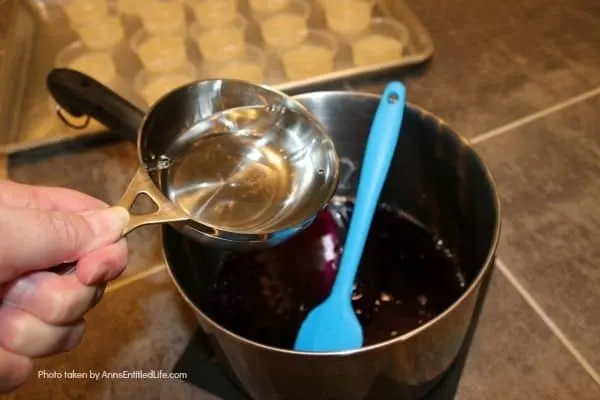 Layered Peanut Butter and Jelly Jello Shots