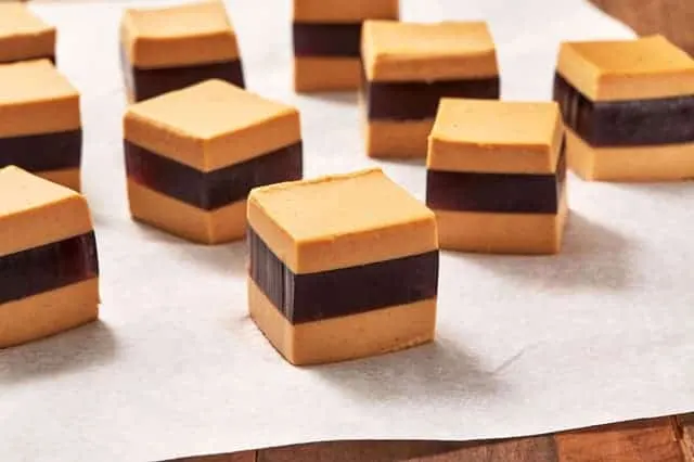 Triple-Layered PB&J Jello Shots