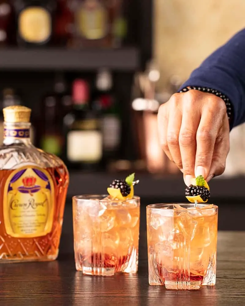 Blackberry Whiskey Sour