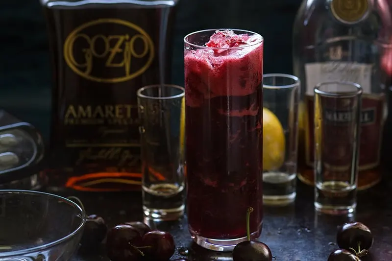 Cherry Amaretto Sidecar