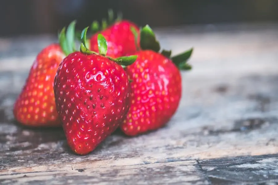Fresh strawberries