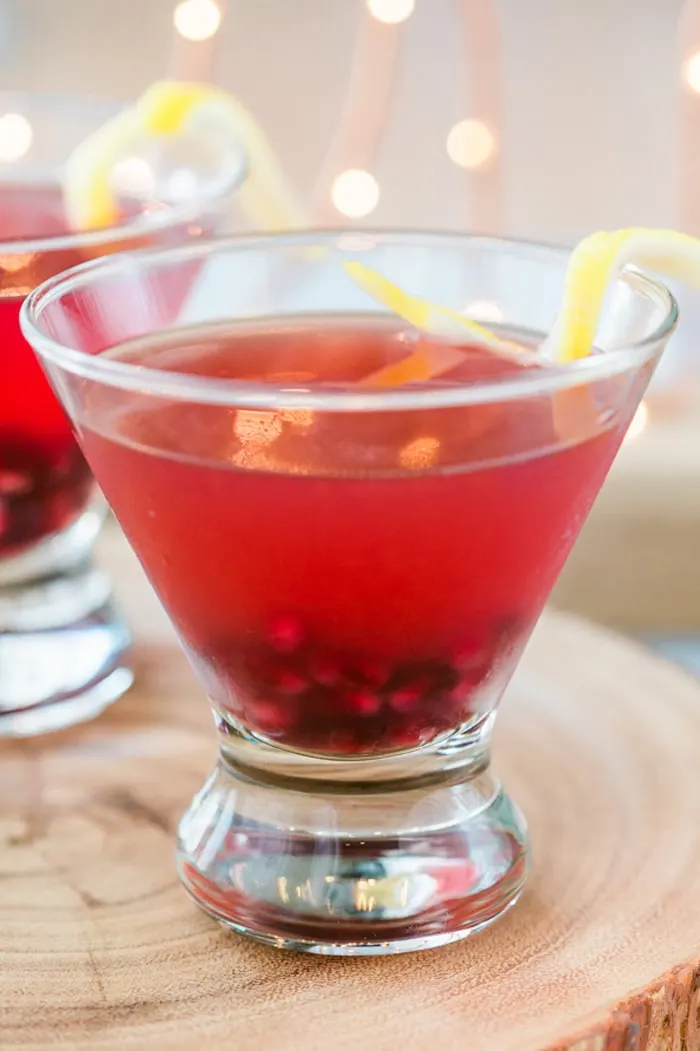 Ginger Pomegranate Martini
