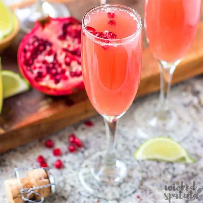 Mexican Pomegranate Mimosas
