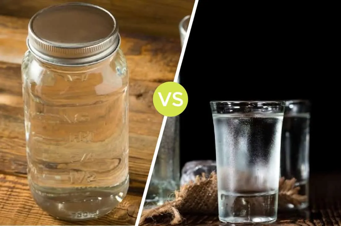 Moonshine vs Vodka