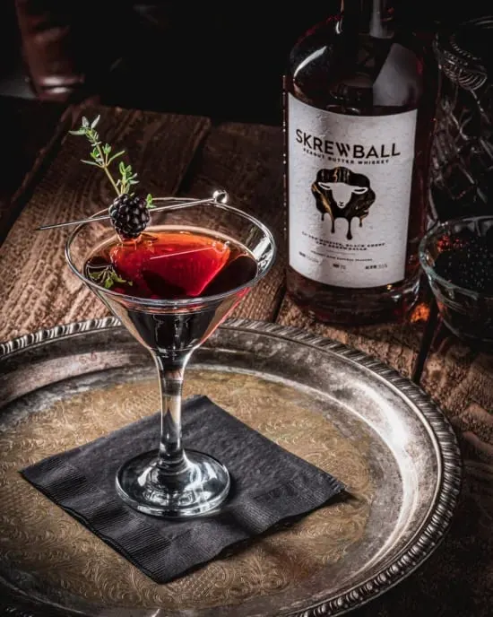 Peanut Butter Jelly Thyme Cocktail
