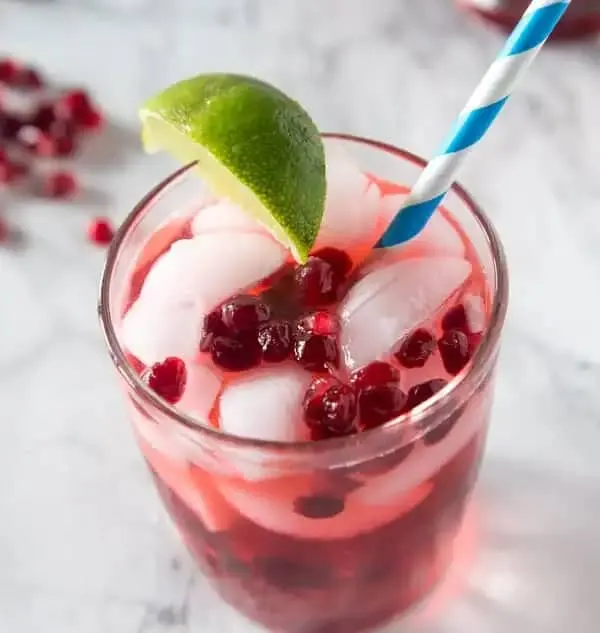 Pomegranate Vodka Gimlet