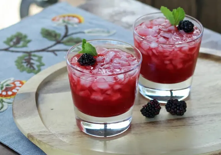 Blackberry Smash Bourbon Cocktail