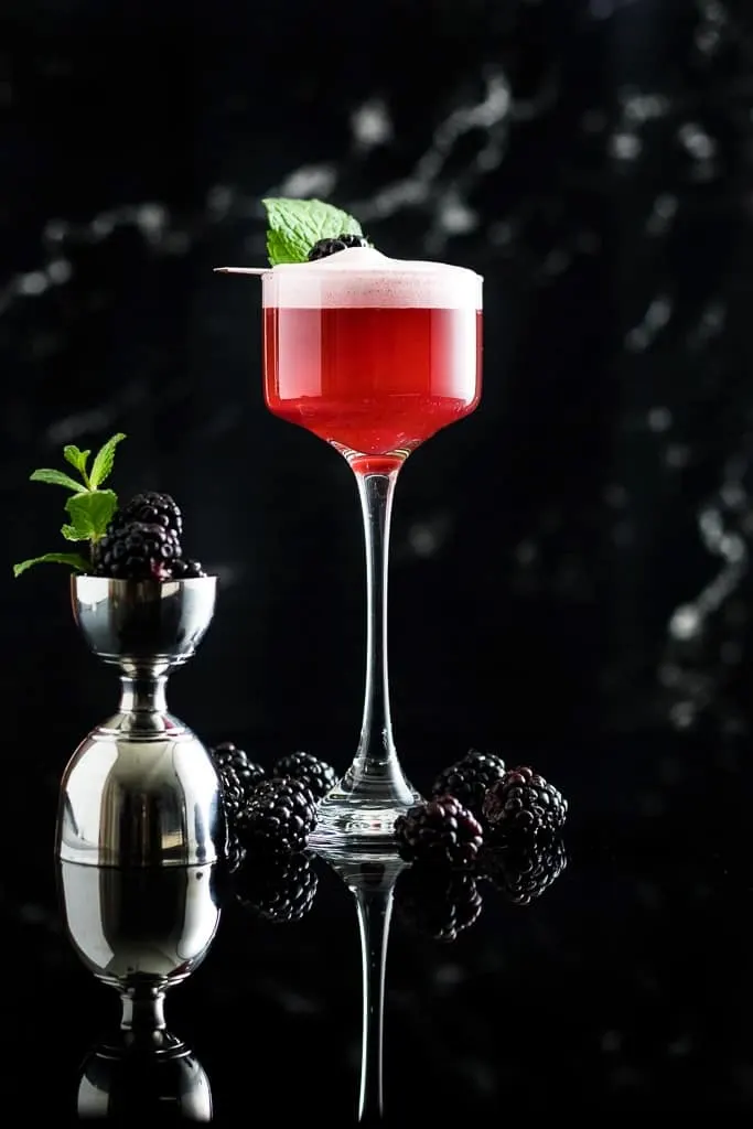 Blackberry Whiskey Sour Recipe