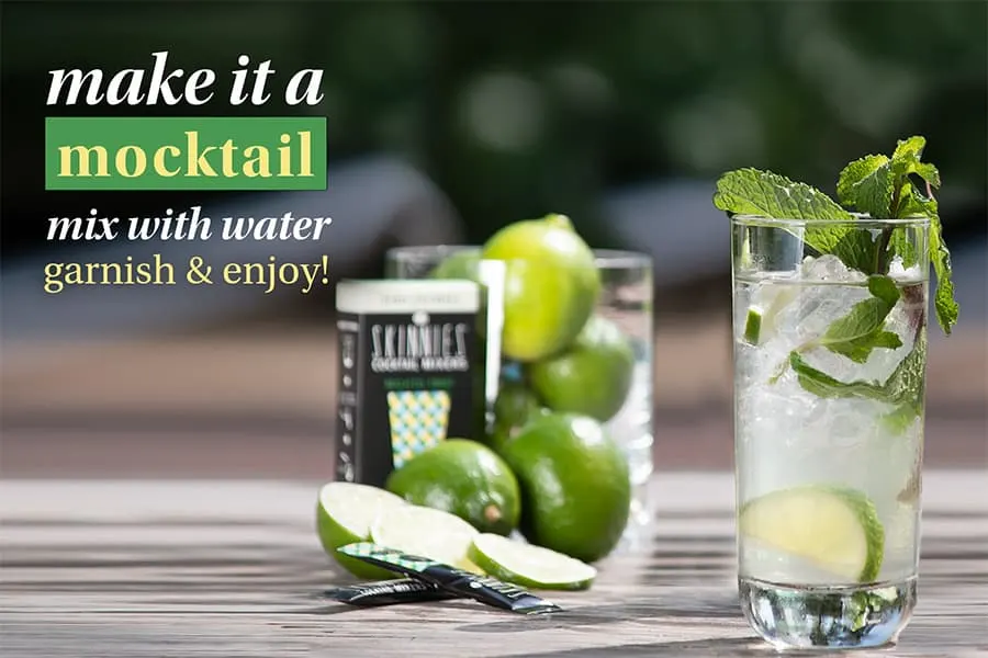 RSVP Skinnies Cocktail Mixers Mojito Twist