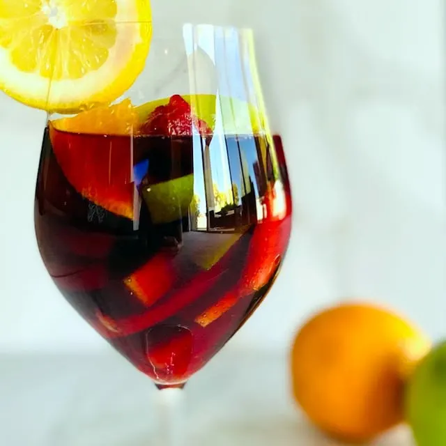 Red Sangria with Blackberry Brandy