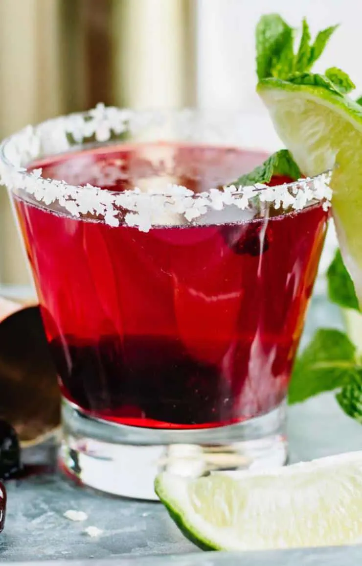 Black Cherry Lime Margarita