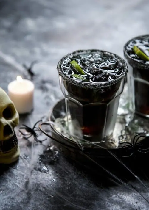 Black Halloween Margaritas